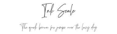 Ink Scale by Fikryal studio — Script Handwritten Font — thumbnail 1