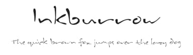 Inkburrow by Uddi Uddi — Script Handwritten Font — thumbnail 1