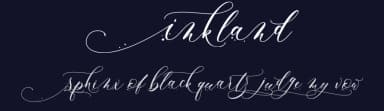 Inkland by Typhoon Type - Suthi Srisopha — Script Handwritten Font — thumbnail 2