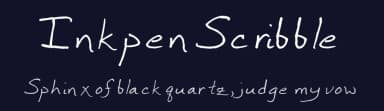 Inkpen Scribble by Brad Terry — Script Handwritten Font — thumbnail 2