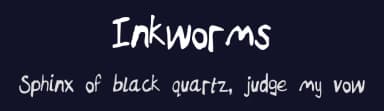 Inkworms by Tegz — Script Handwritten Font — thumbnail 2