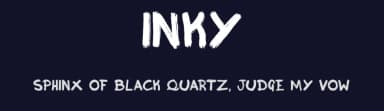 Inky by Bonez Designz — Script Handwritten Font — thumbnail 2