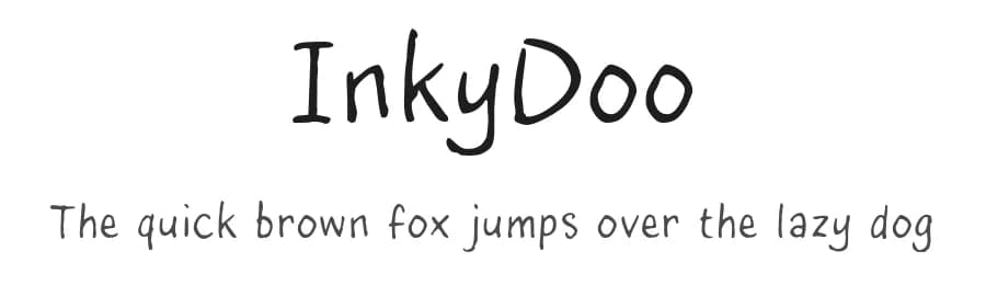 InkyDoo by JOEBOB graphics — Script Handwritten Font