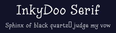 InkyDoo Serif by JOEBOB graphics — Script Handwritten Font — thumbnail 2