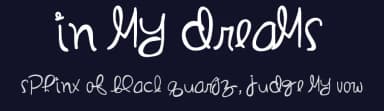 In My Dreams by Des Gomez — Script Handwritten Font — thumbnail 2