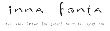Inna Fonta by Endie — Script Handwritten Font — thumbnail 1