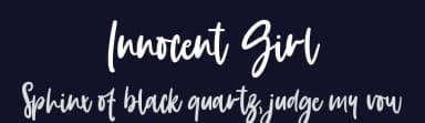 Innocent Girl by FallenGraphic Studio — Script Handwritten Font — thumbnail 2