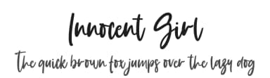 Innocent Girl by FallenGraphic Studio — Script Handwritten Font — thumbnail 1