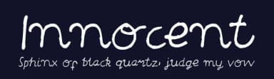 Innocent by FontPanda — Script Handwritten Font — thumbnail 2
