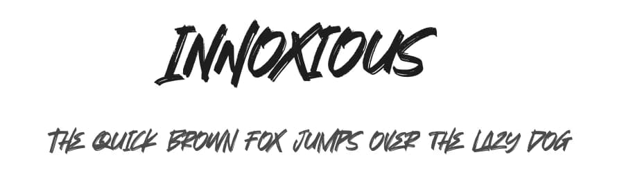 Innoxious by Gassstype — Script Handwritten Font