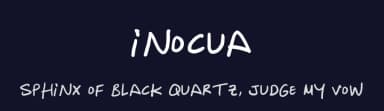 Inocua by Andres Benjumea — Script Handwritten Font — thumbnail 2
