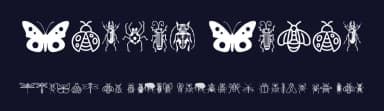 Insect Icons by Woodcutter — Dingbats Font — thumbnail 2