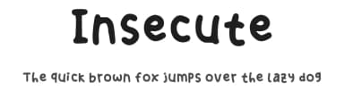 Insecute by Insecute — Script Handwritten Font — thumbnail 1