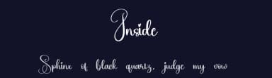 Inside by Scratchones — Script Handwritten Font — thumbnail 2