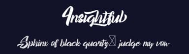 Insightful by Noah Type — Script Handwritten Font — thumbnail 2