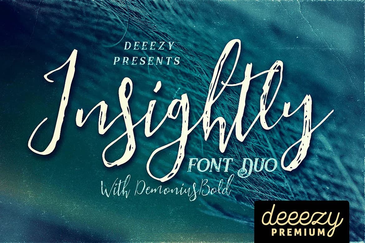 Insightly Font Duo Font by JumboDesign — Script Handwritten Font