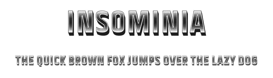 Insominia by Vladimir Nikolic — Sans Serif Font
