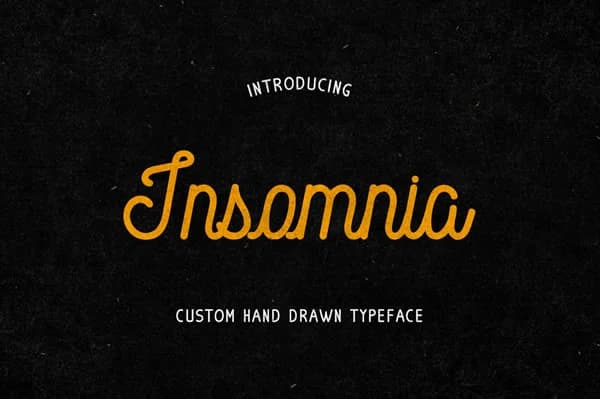 Insomnia Font by Jokiranta — Script Handwritten Font
