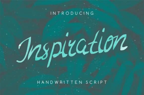 Inspiration Font by bywahtung — Script Handwritten Font