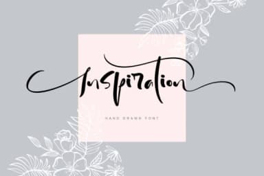 Inspiration Font by Happy Letters by Happy Letters — Script Handwritten Font — thumbnail 1