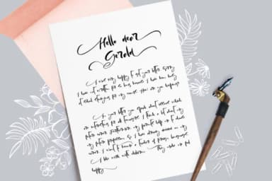 Inspiration Font by Happy Letters by Happy Letters — Script Handwritten Font — thumbnail 6