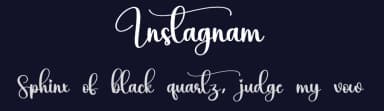 Instagnam by Scratchones — Script Handwritten Font — thumbnail 2
