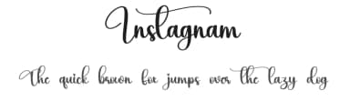 Instagnam by Scratchones — Script Handwritten Font — thumbnail 1