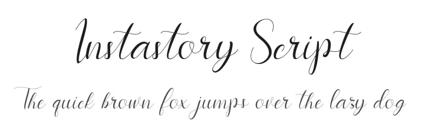 Instastory Script by Analogous Studio — Script Handwritten Font