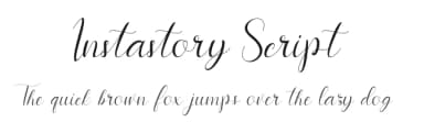 Instastory Script by Analogous Studio — Script Handwritten Font — thumbnail 1