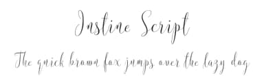 Instine Script by Royaltype — Script Handwritten Font — thumbnail 1