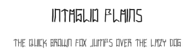 Intaglio Plains by Xerographer Fonts — Script Handwritten Font — thumbnail 1
