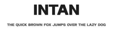 Intan by BrandSemut — Sans Serif Font — thumbnail 1