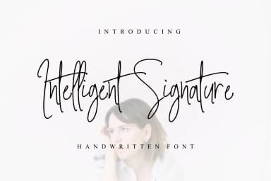 Intelligent Signature Font by anata.sholeha — Script Handwritten Font — thumbnail 6
