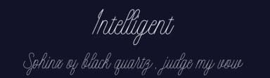Intelligent by Danti — Script Handwritten Font — thumbnail 2