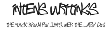 Intens Writings by Intense — Script Handwritten Font — thumbnail 1