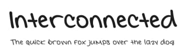 Interconnected by Roland Huse Design — Script Handwritten Font — thumbnail 1