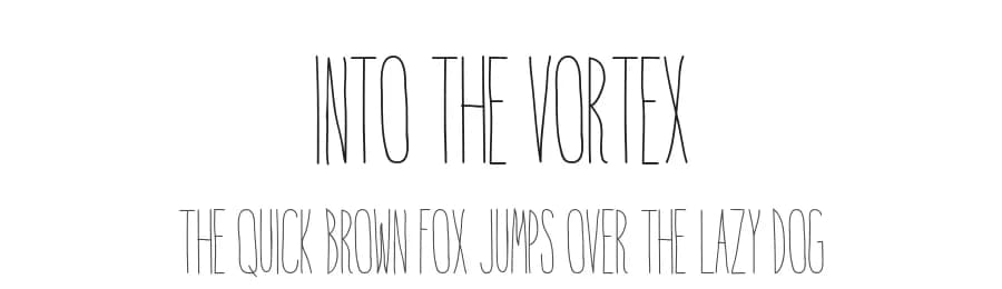 Into the Vortex by Skyhaven Fonts — Script Handwritten Font