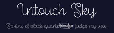 Intouch Sky by Yumna Family — Script Handwritten Font — thumbnail 2