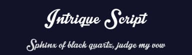 Intrique Script by Måns Grebäck — Script Handwritten Font — thumbnail 2