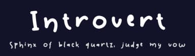 Introvert by Toko Laris Djaja — Script Handwritten Font — thumbnail 2