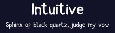 Intuitive by Bruno  de Souza Leão — Script Handwritten Font — thumbnail 2