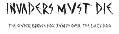 Invaders Must Die by SoJa — Script Handwritten Font — thumbnail 1