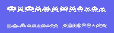 Invaders by dustBUST — Dingbats Font — thumbnail 3