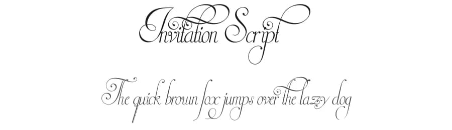 Invitation Script by Intellecta Design — Script Handwritten Font