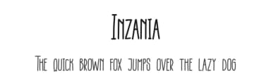 Inzania by Kong Font — Script Handwritten Font — thumbnail 1