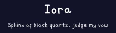 Iora by Shelin Kezia — Script Handwritten Font — thumbnail 2
