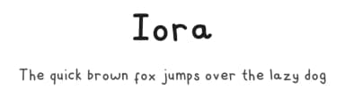 Iora by Shelin Kezia — Script Handwritten Font — thumbnail 1