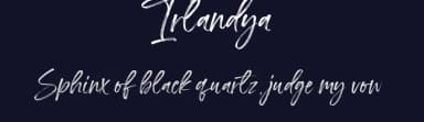 Irlandya by Geranium Space — Script Handwritten Font — thumbnail 2