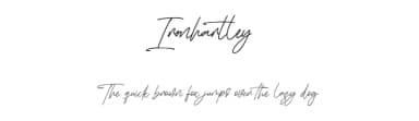 Ironhartley by Maulana Creative — Script Handwritten Font — thumbnail 1
