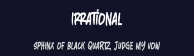 Irrational by Gassstype — Script Handwritten Font — thumbnail 2